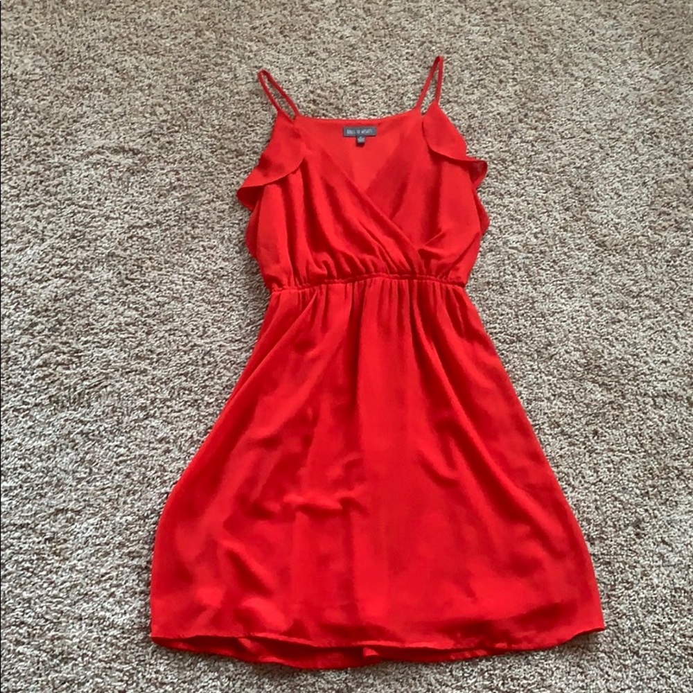 Size small low cut red dress